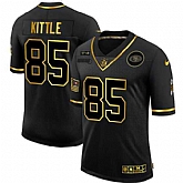 Nike 49ers 85 George Kittle Black Gold 2020 Salute To Service Limited Jersey Dyin,baseball caps,new era cap wholesale,wholesale hats